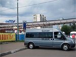Бесплатный автобус Genser в пункт аренды автомобилей АрендаАвто-скт на ул.Добролюбова